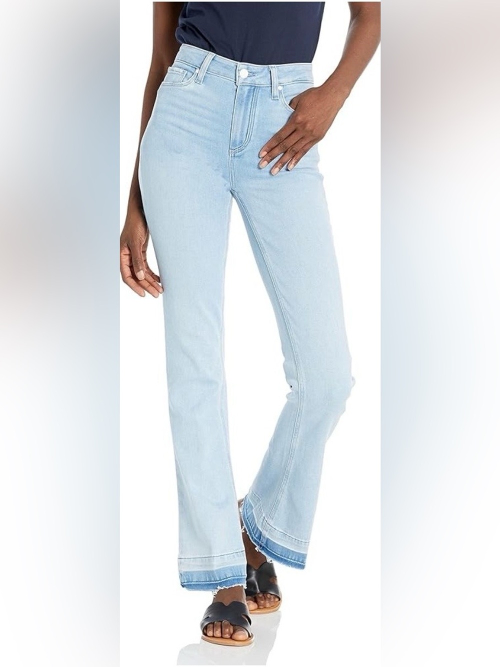 PAIGE Laurel Canyon High Rise Camille Flare Jeans Sz 28